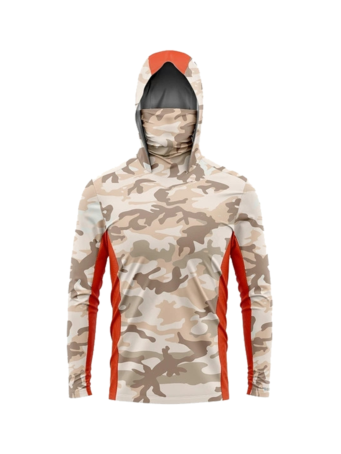 Fishing Mask Sun Protection - Camicia da Pesca con Cappuccio per