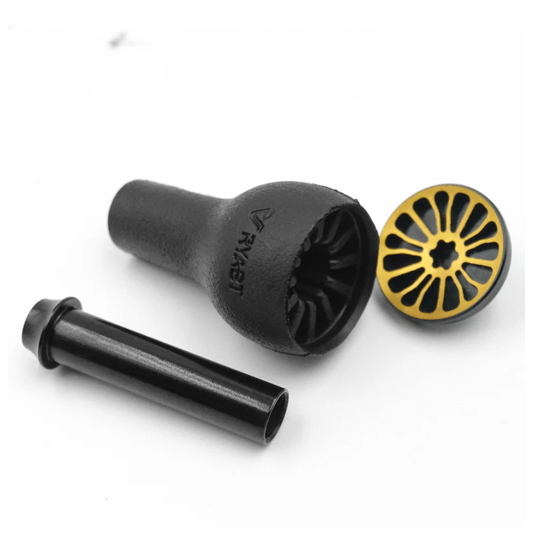 Shimano Reel Stradic - Manopola Nera in TPE 27mm Compatibile