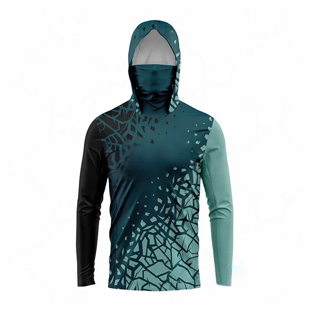 Fishing Shirt Uv Protection - MALFC Abbigliamento da Pesca Uomo, Maglietta