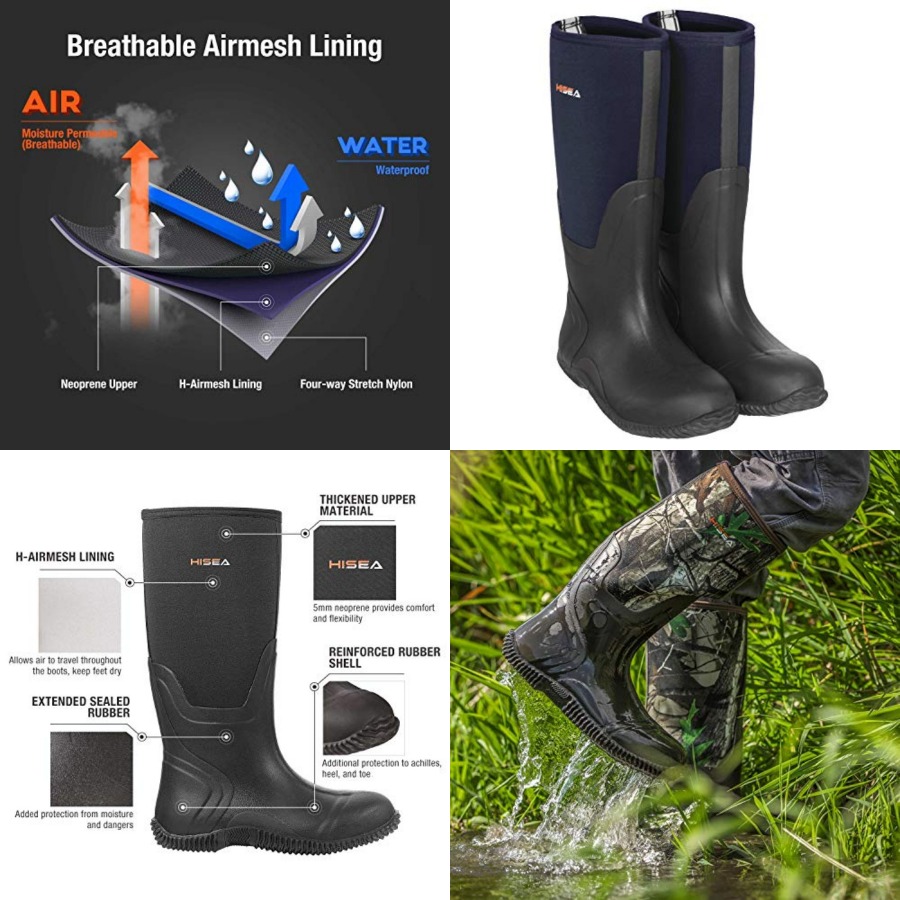 Stivali da Pioggia HISEA per U - Fishing Boots recensione e prezzo