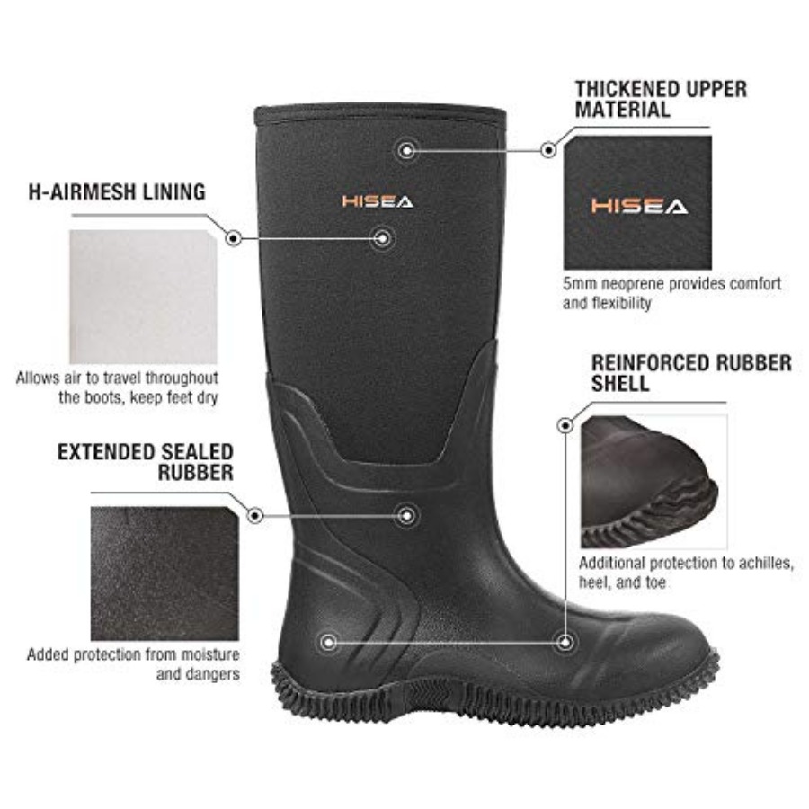 Stivali da Pioggia HISEA per U - Fishing Boots recensione e prezzo