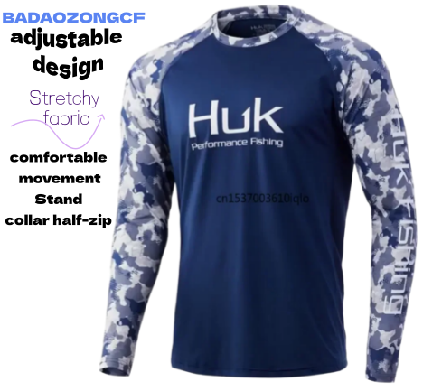 Camicia da Pesca HUK per Uomo, - Fishing Shirt Uv Protection recensione e prezzo