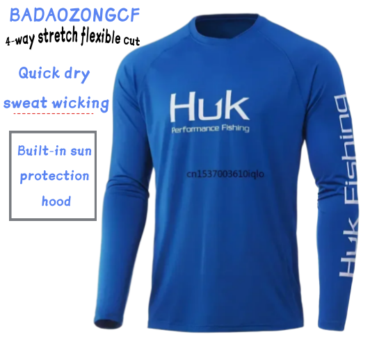 Camicia da Pesca HUK per Uomo, - Fishing Shirt Uv Protection recensione e prezzo