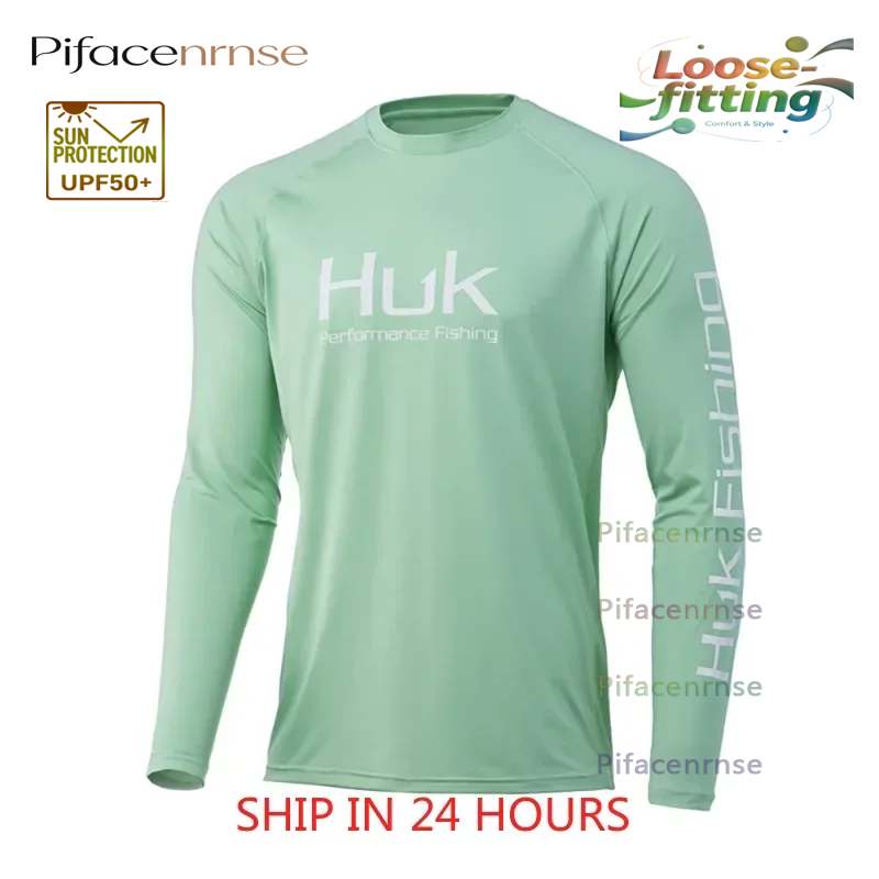 Camicia da Pesca HUK per Uomo, - Fishing Shirt Uv Protection recensione e prezzo