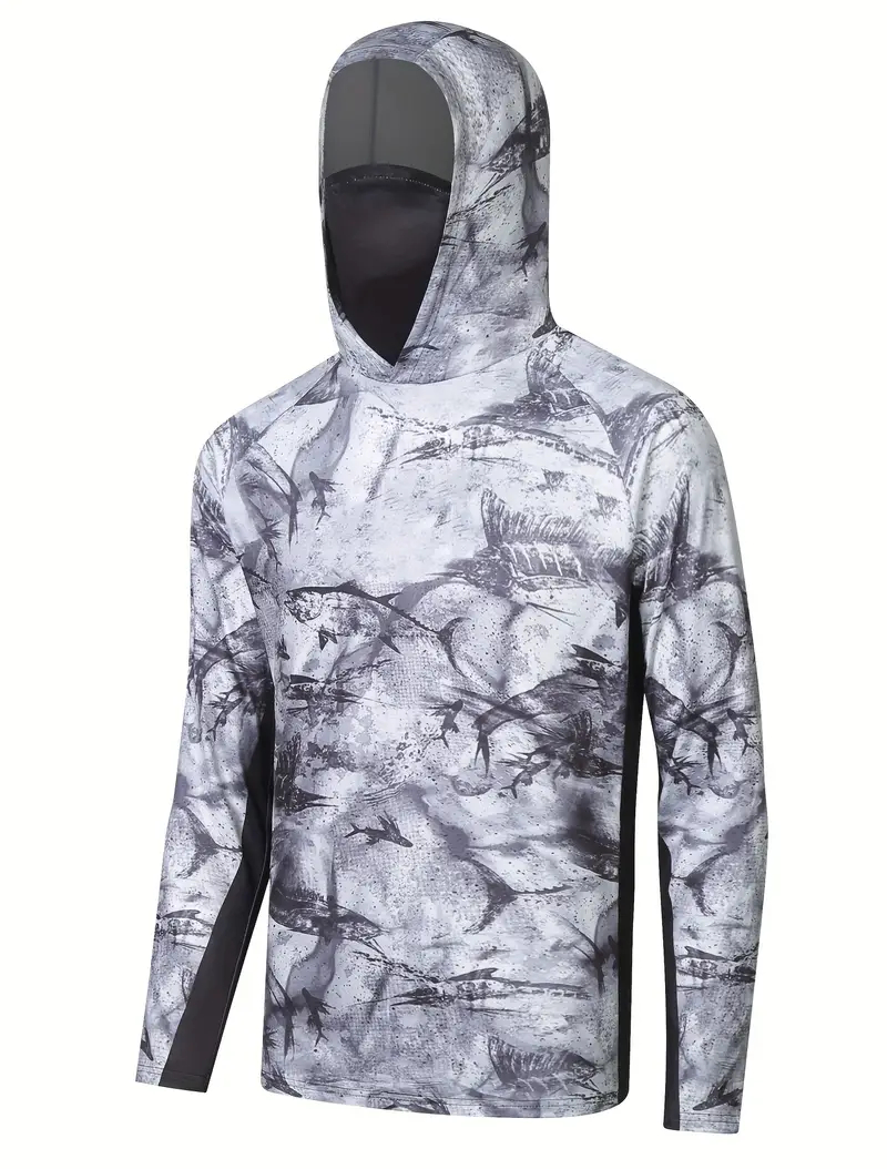 Maglia con Cappuccio a Maniche - Fishing Mask Sun Protection recensione e prezzo